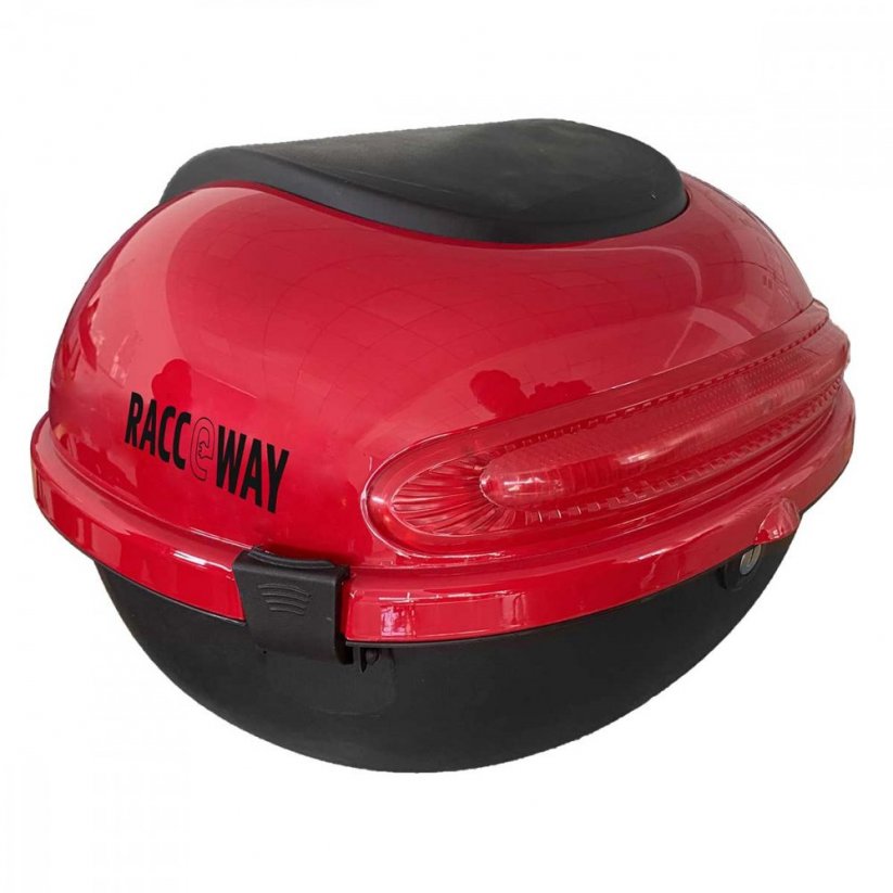 Racceway kufr zadní pro skútr Mona - Barva: Červená